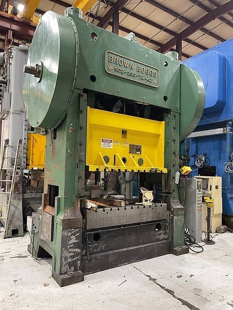 1978 Brown and Boggs SC2-200-72-42 Straight Side Mechanical Stamping Presses | Rygate LLC