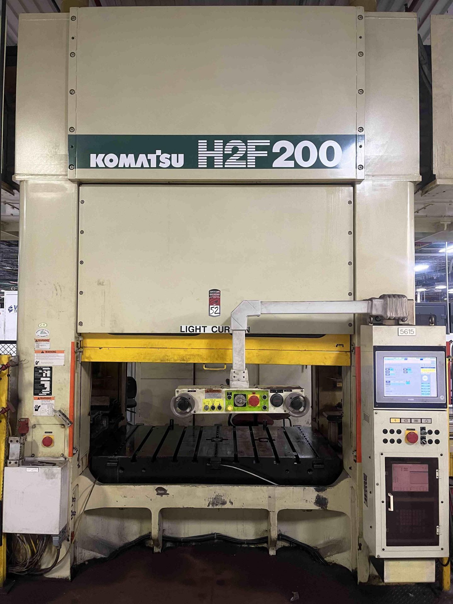 2003 KOMATSU H2F200 Straight Side Mechanical Stamping Presses | Rygate LLC
