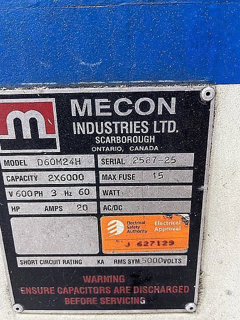 MECON D60M24H Double End Coil Reels | Rygate LLC