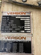 1978 VERSON 150 Ton OBG Gap Frame/ OBI Mechanical Presses | Rygate LLC (3)