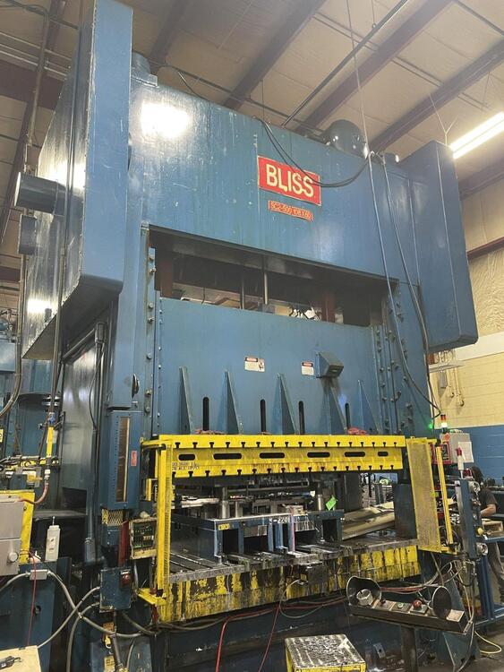 1990 BLISS SC2-500-108-60 Straight Side Mechanical Stamping Presses | Rygate LLC
