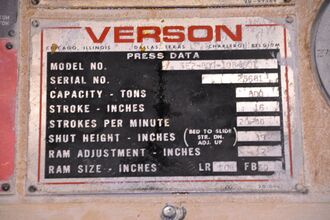 VERSON SE2-800-108-60T Straight Side Mechanical Stamping Presses | Rygate LLC (6)